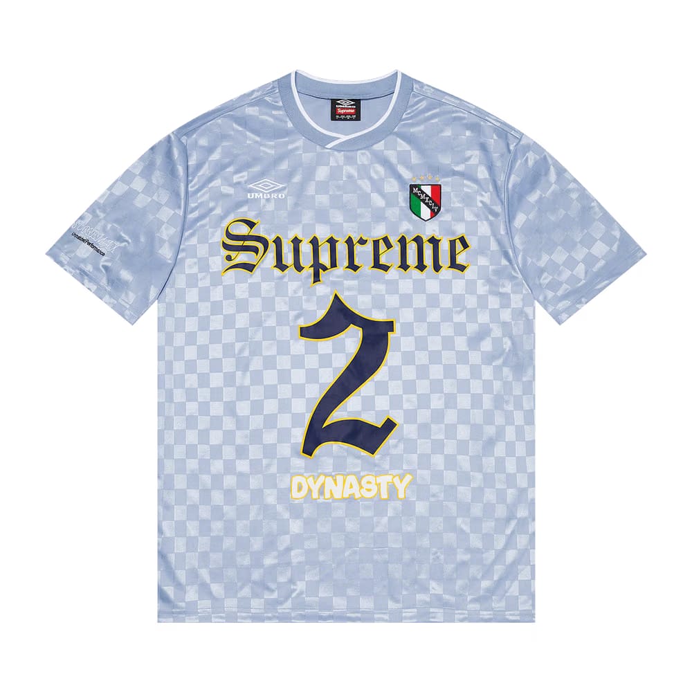 Supreme x Umbro Soccer Jersey Light Blue