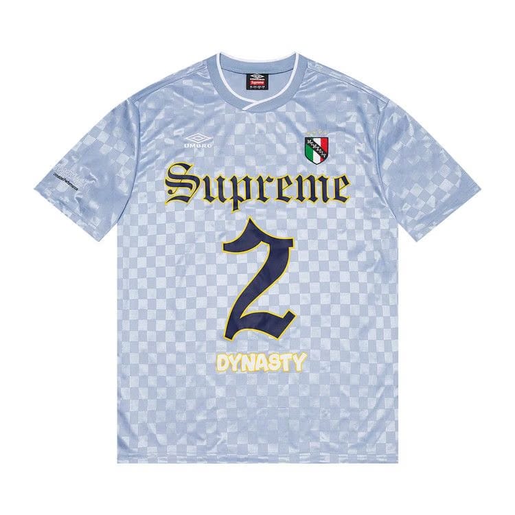 Supreme x Umbro Soccer Jersey Light Blue