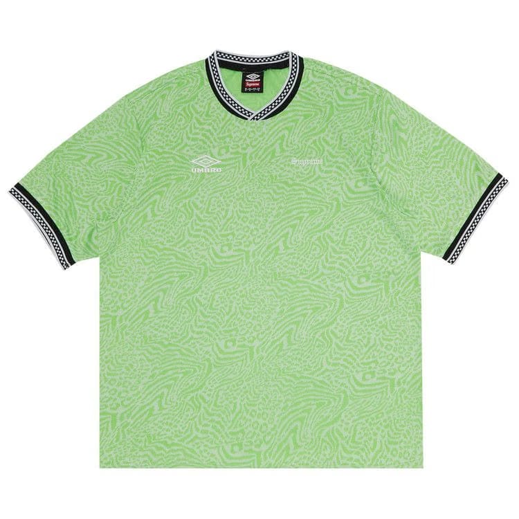 Supreme x Umbro Jacquard Animal Print Soccer Jersey White