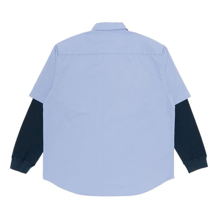 Supreme Thermal Sleeve Work Shirt Light Blue