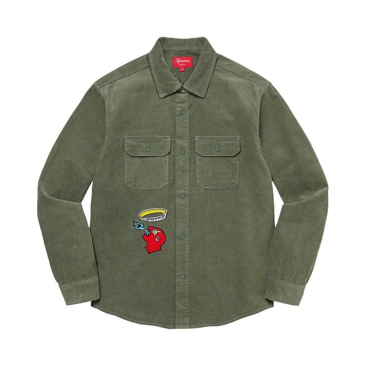Supreme Gonz Corduroy Work Shirt Dusty Green