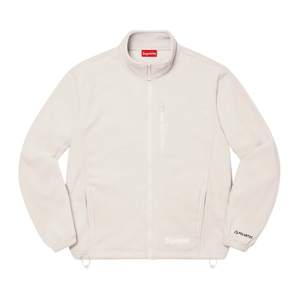 Supreme x Polartec Zip Jacket Stone