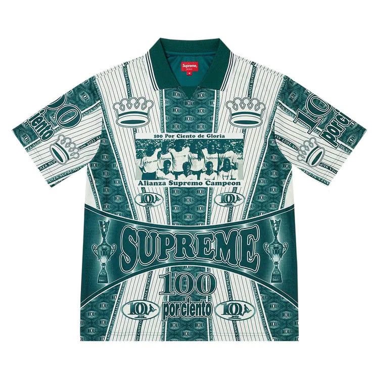 Supreme Por Ciento Soccer Jersey Green