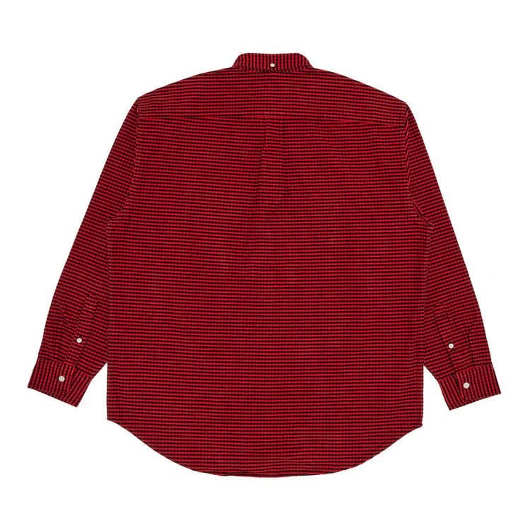 Supreme Loose Fit Flannel Oxford Shirt Red Plaid