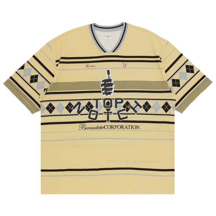 Supreme x Bernadette Corporation Pique Soccer Top Pale Yellow