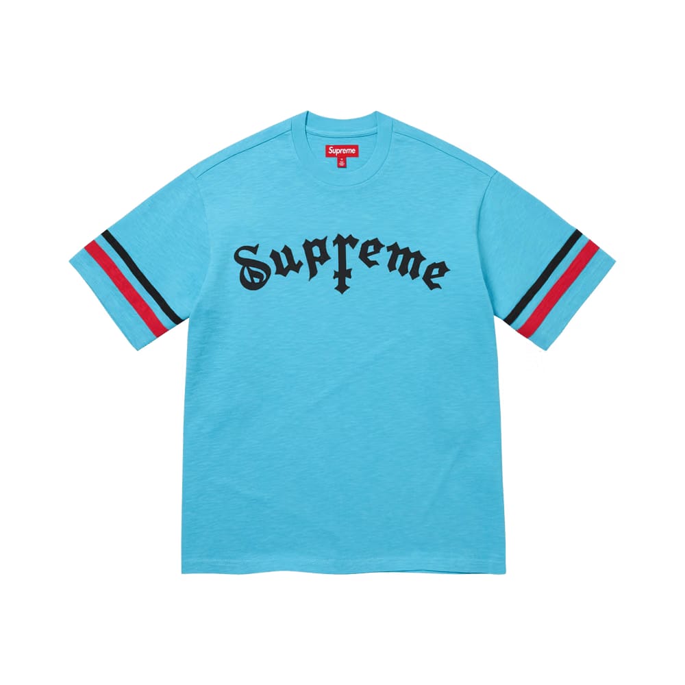 Supreme Cross Shorts-Sleeve Top Cyan