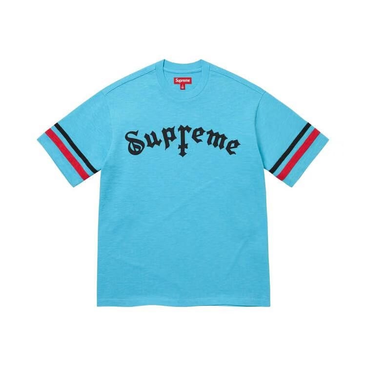 Supreme Cross Shorts-Sleeve Top Cyan