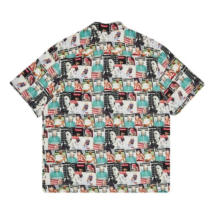 Supreme Magazine Shorts-Sleeve Shirt Multicolor