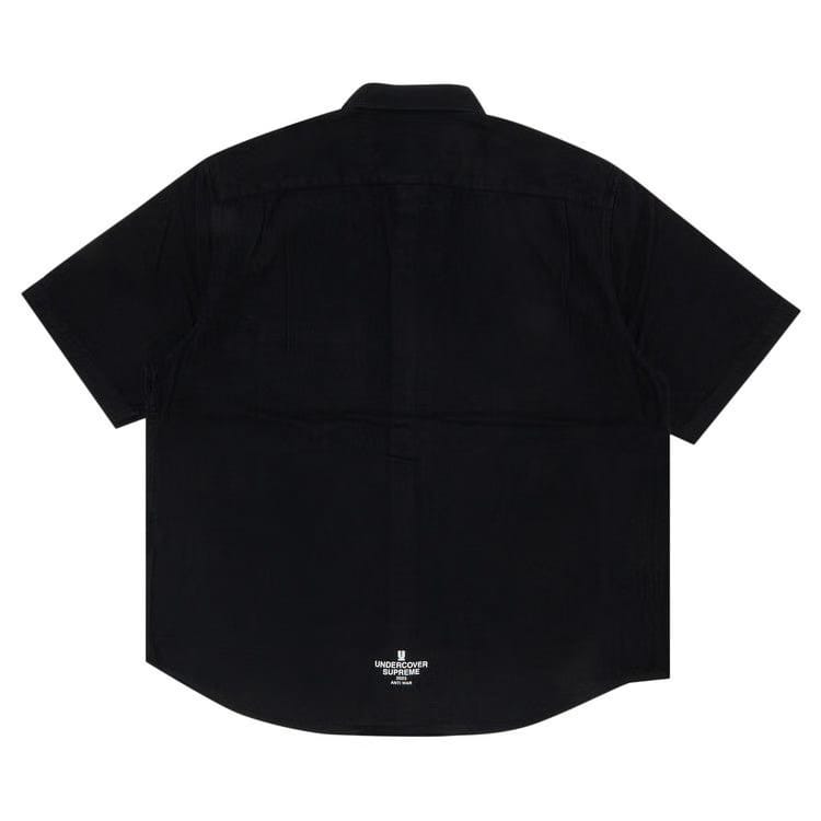 Supreme x UNDERCOVER Shorts-Sleeve Flannel Shirt Black