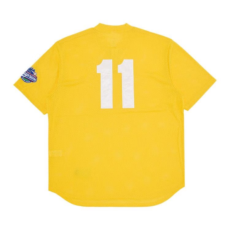 Supreme S Logo Baseball Henley Yellow