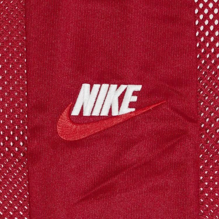 Supreme x Nike Mesh Shorts-Sleeve Shirt Red