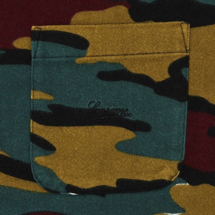 Supreme Flannel Shirt Camo
