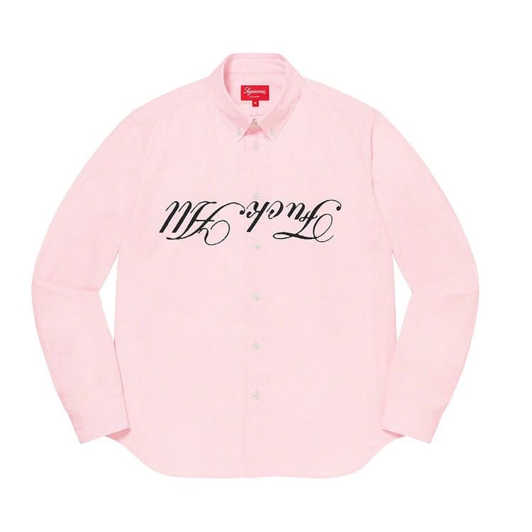 Supreme x Jamie Reid Fuck All Shirt Light Pink