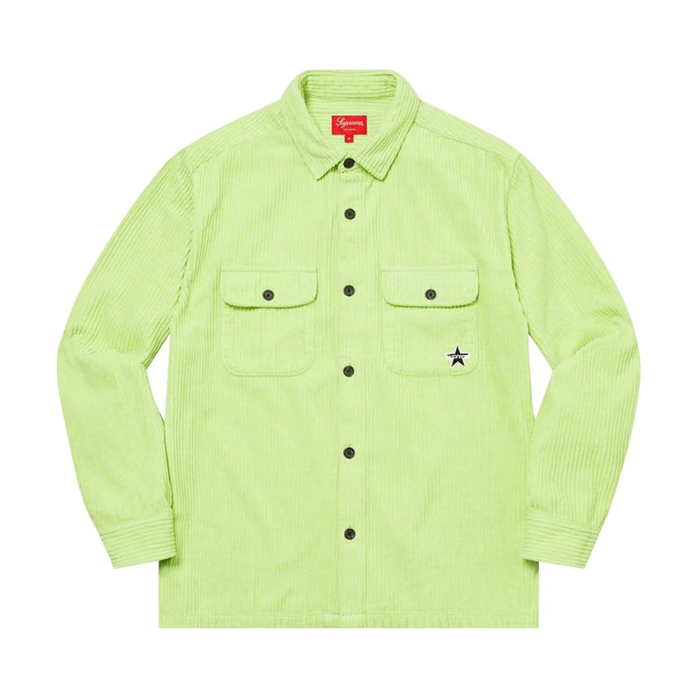 Supreme Corduroy Shirt Pale Mint