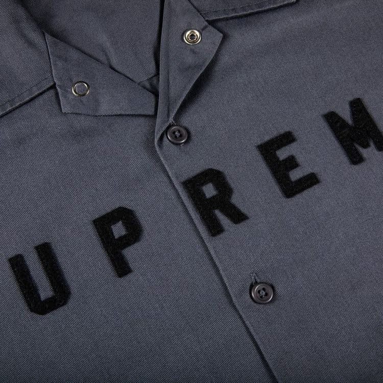 Supreme 2-Tone Work Shirt Dark Grey