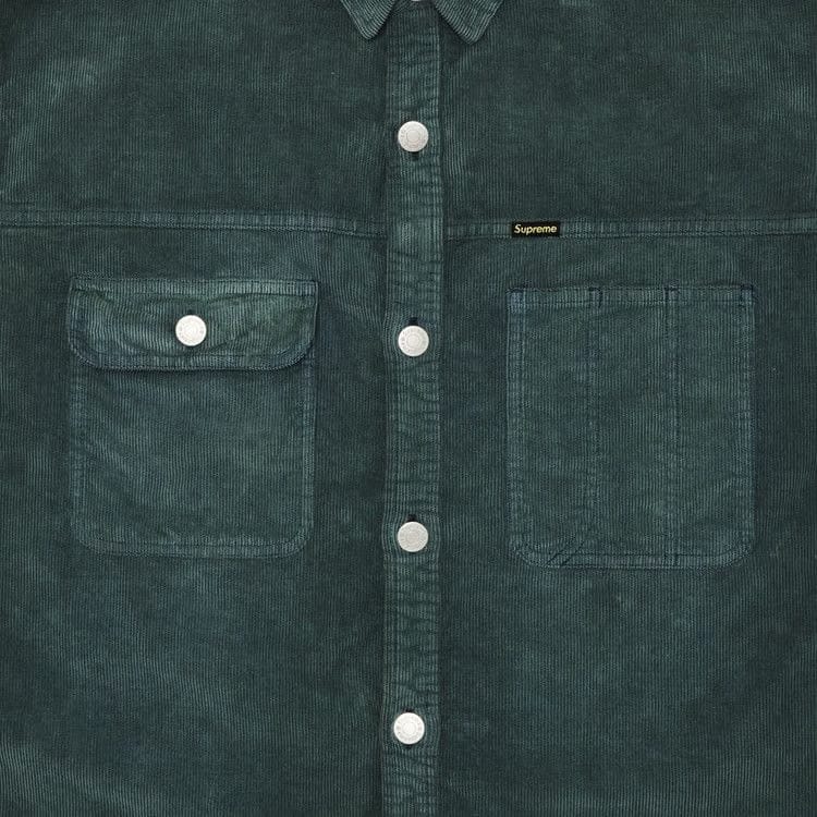 Supreme Washed Corduroy Shirt Sage