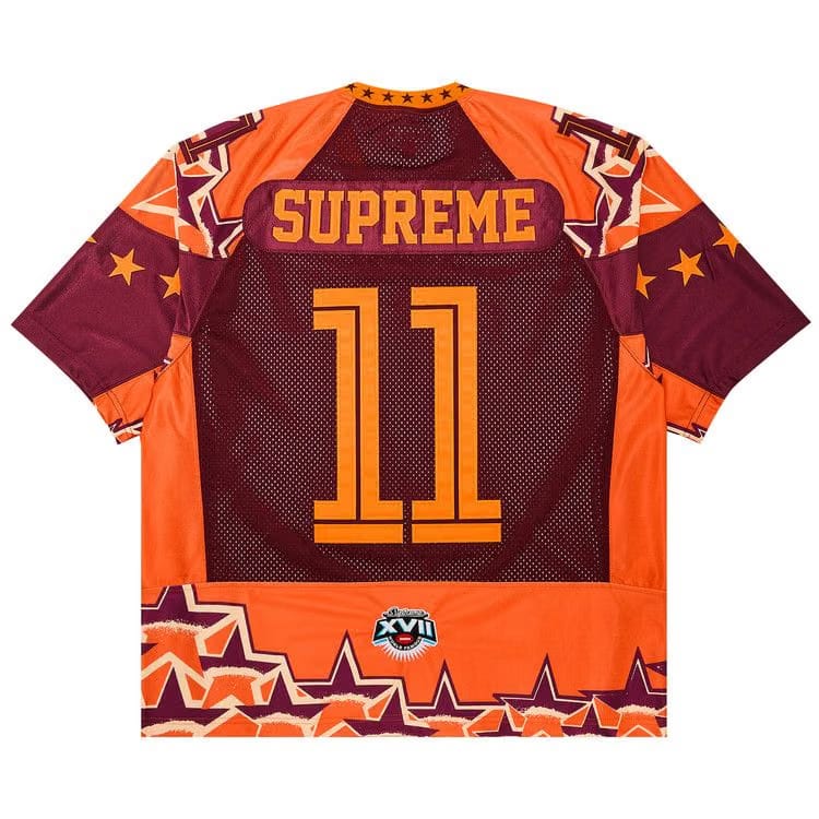 Supreme Stars Football Jersey Orange