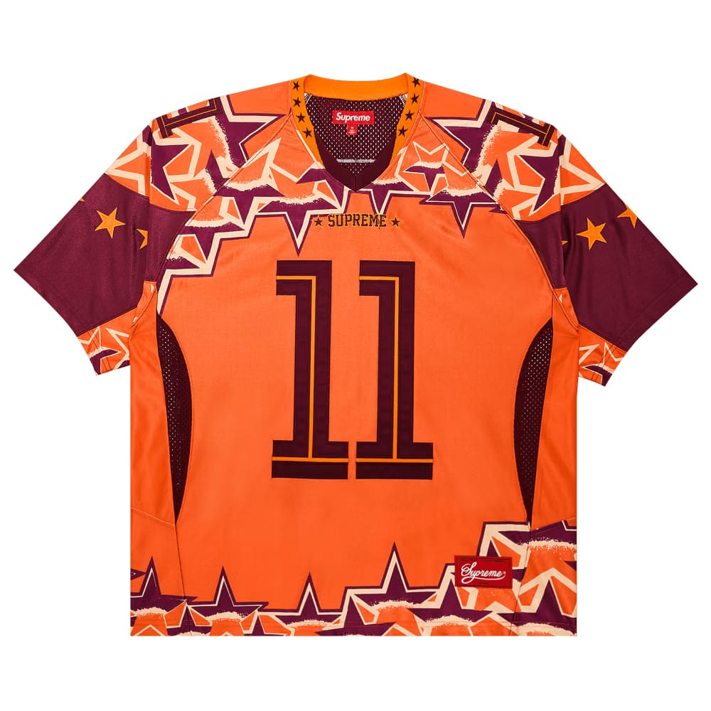 Supreme Stars Football Jersey Orange