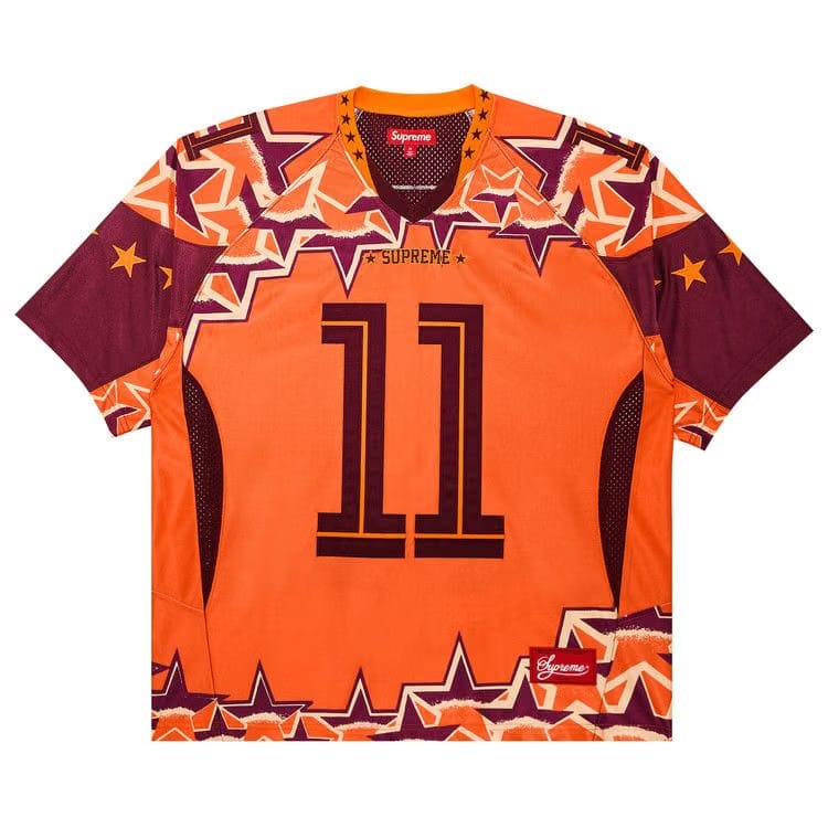 Supreme Stars Football Jersey Orange