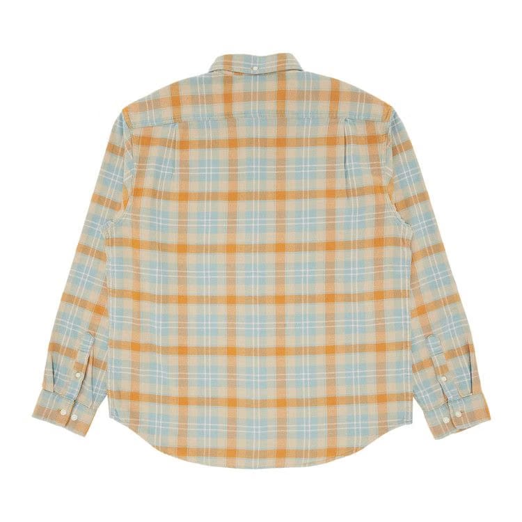 Supreme Plaid Flannel Shirt Tan