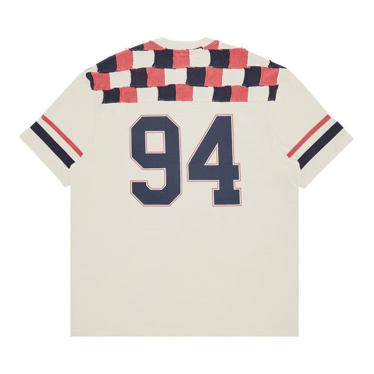 Supreme Patchwork Yoke Football Top Stone