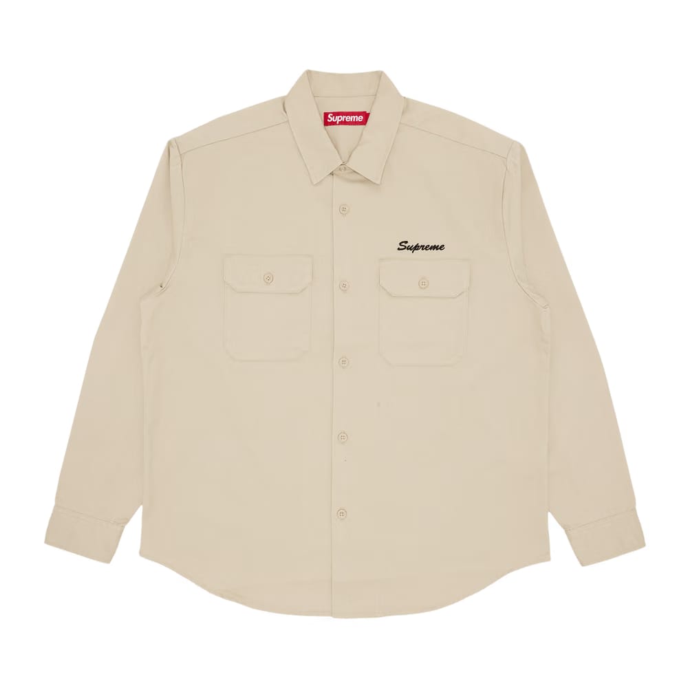 Supreme Our Lady Work Shirt Khaki