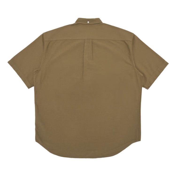 Supreme Loose Fit Shorts-Sleeve Oxford Shirt Olive
