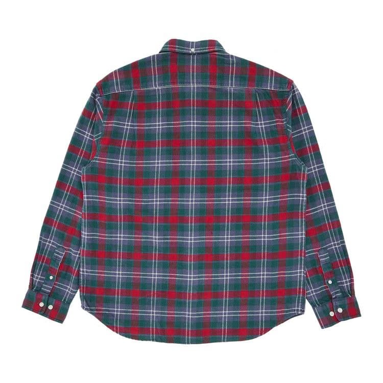 Supreme Plaid Flannel Shirt Slate