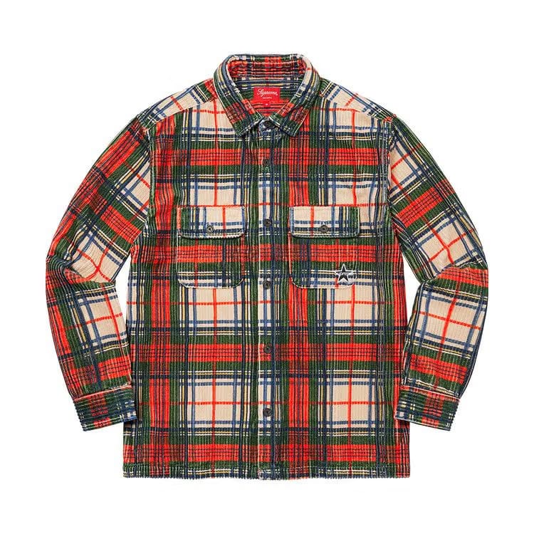 Supreme Corduroy Shirt Plaid