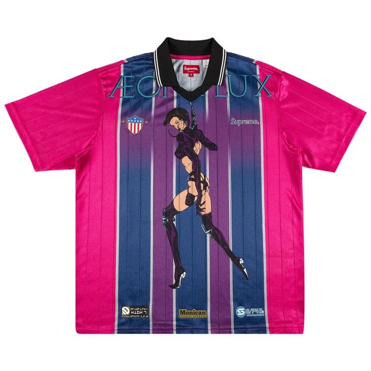 Supreme Aeon Flux Soccer Jersey Pink