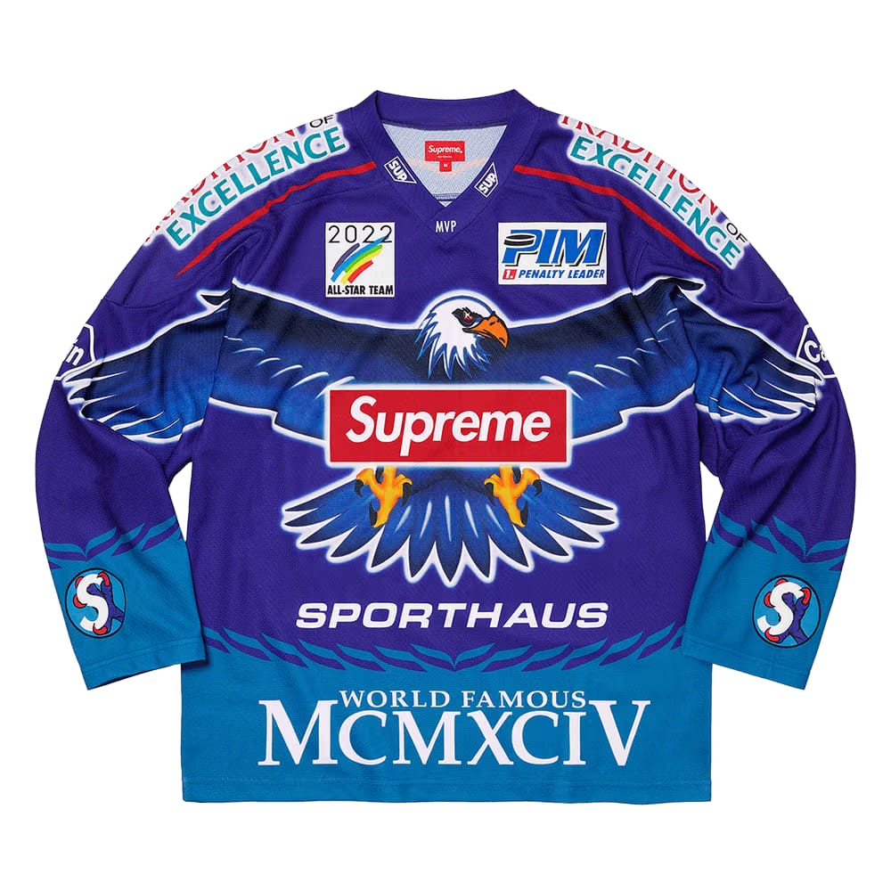 Supreme Eagle Hockey Jersey Royal