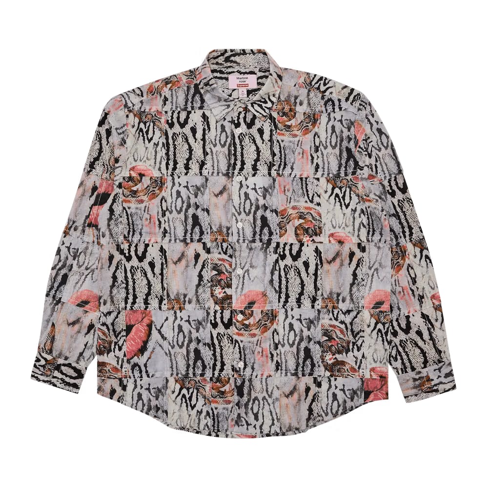 Supreme x Martine Rose Patchwork Shirt Multicolor