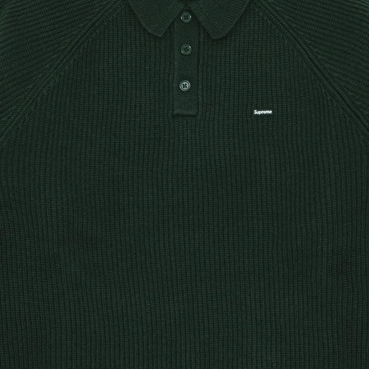 Supreme Small Box Polo Sweater Green