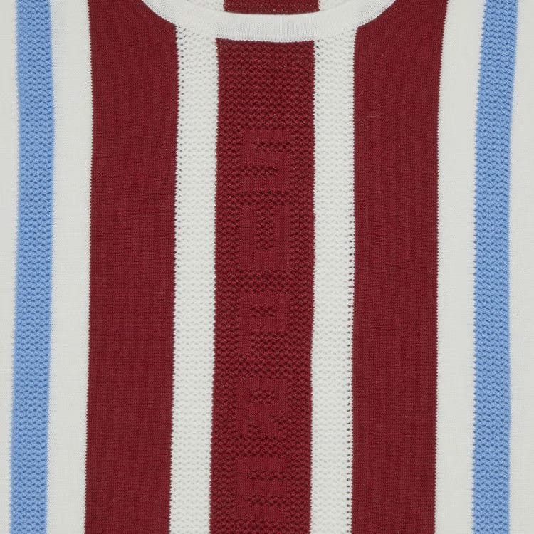 Supreme Knit Stripe Tank Top White