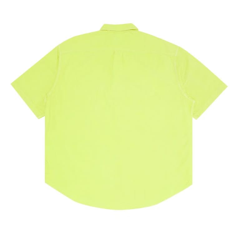 Supreme Loose Fit Shorts-Sleeve Oxford Shirt Bright Green