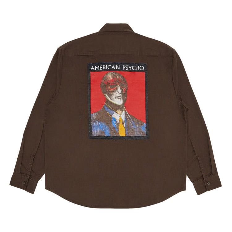 Supreme American Psycho Work Shirt Brown