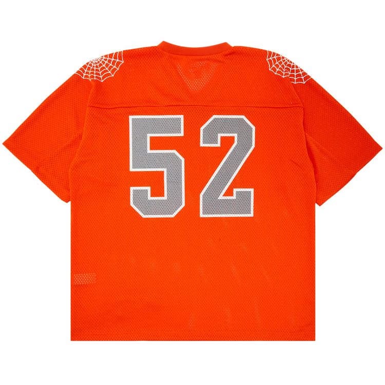 Supreme Spiderweb Football Jersey Orange