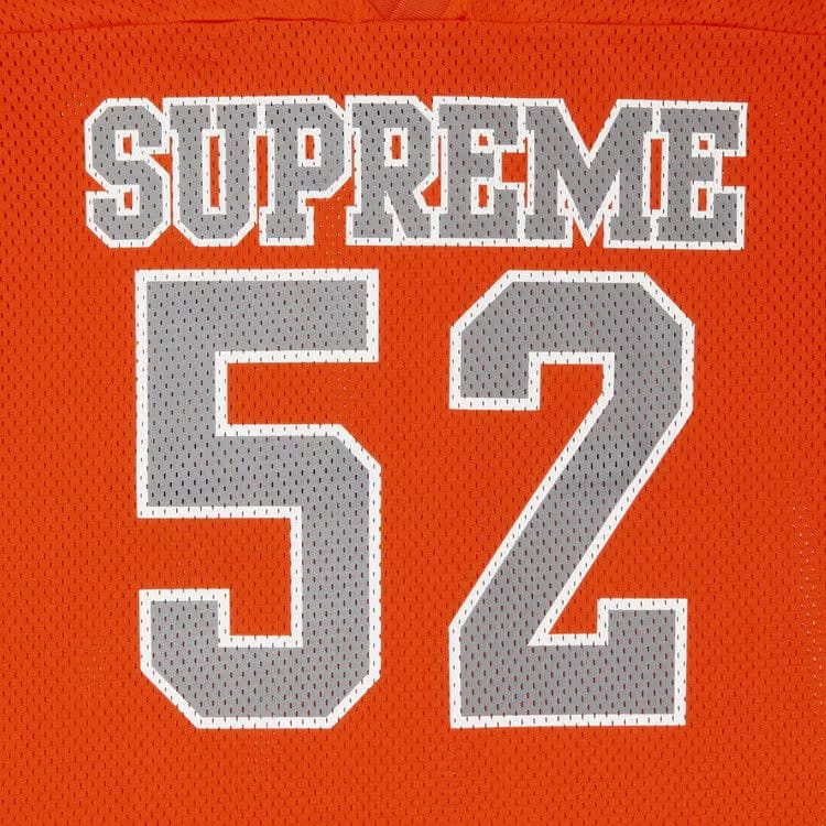 Supreme Spiderweb Football Jersey Orange