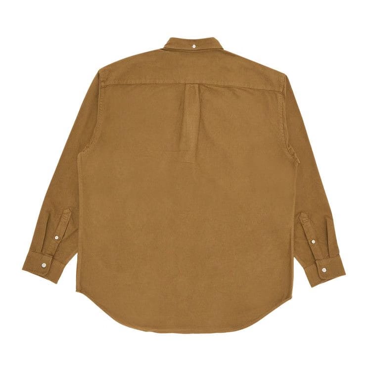 Supreme Loose Fit Flannel Oxford Shirt Light Brown