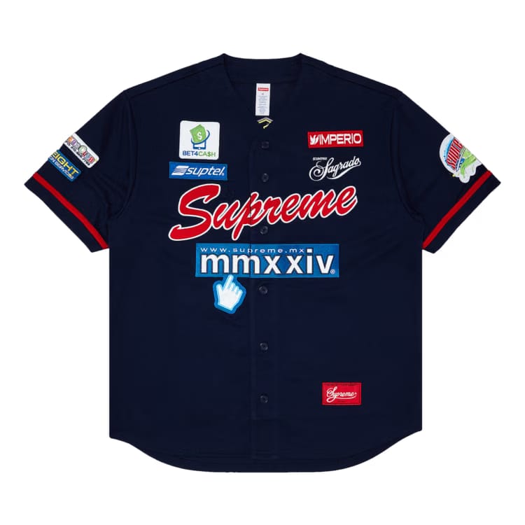 Supreme Chosen One Baseball Jersey Navy