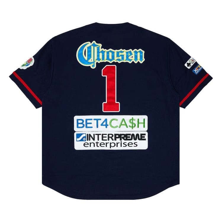 Supreme Chosen One Baseball Jersey Navy