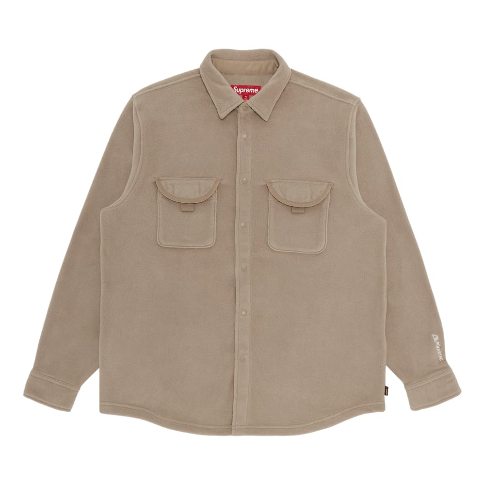 Supreme Polartec Shirt Tan