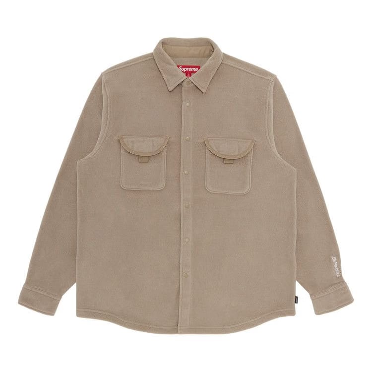 Supreme Polartec Shirt Tan