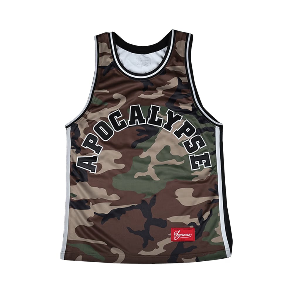 Supreme Apocalypse Basketball Jersey Woodland Camo