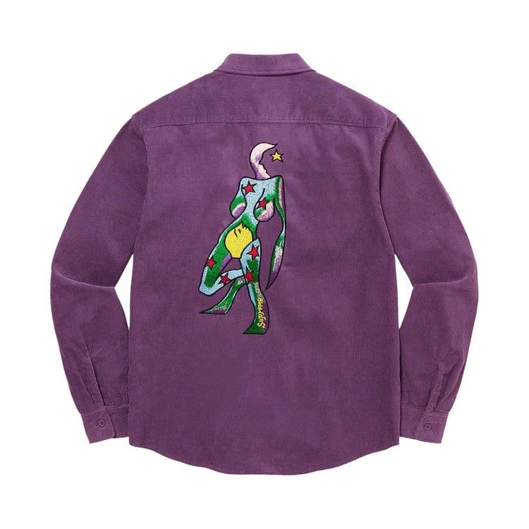 Supreme Gonz Corduroy Work Shirt Purple