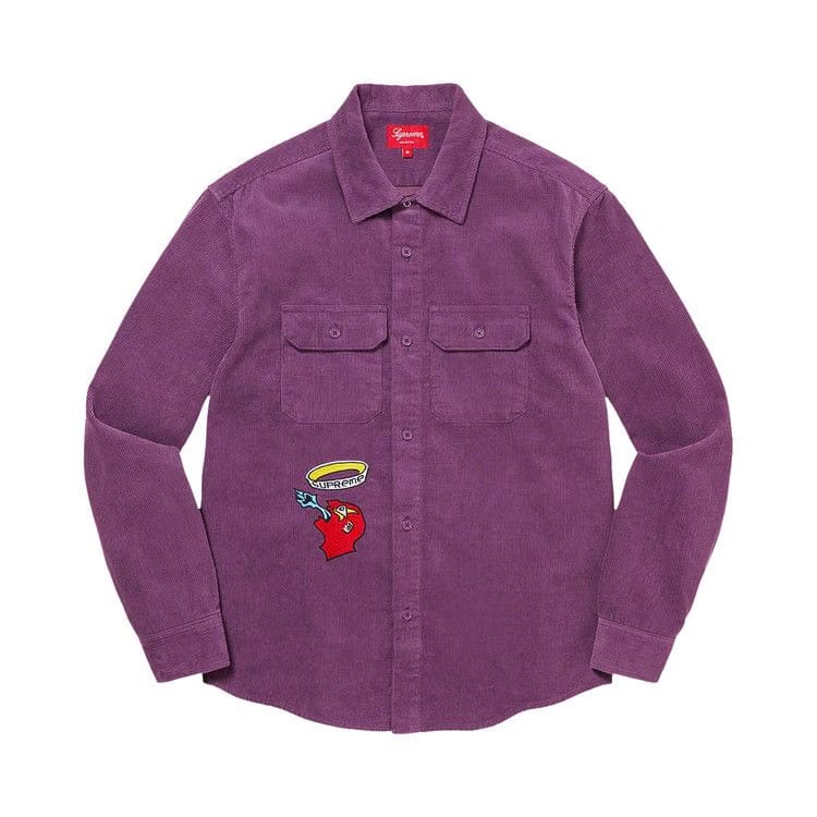 Supreme Gonz Corduroy Work Shirt Purple