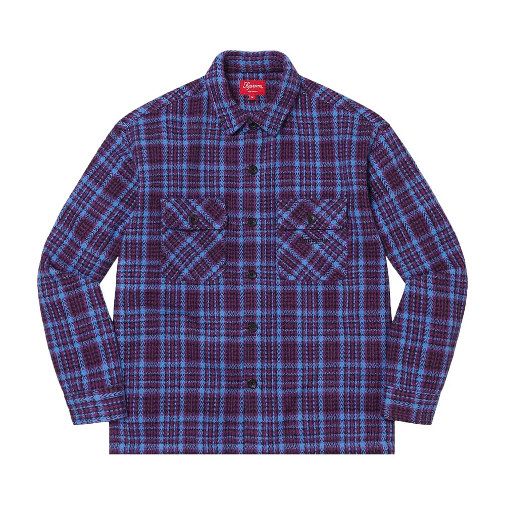 Supreme Heavy Flannel Shirt Dark Plum