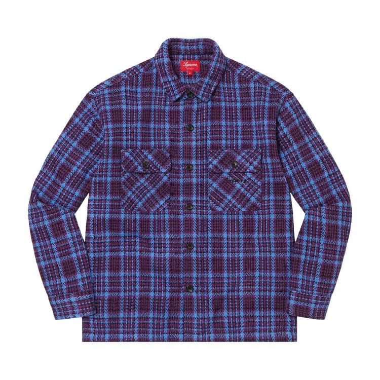 Supreme Heavy Flannel Shirt Dark Plum