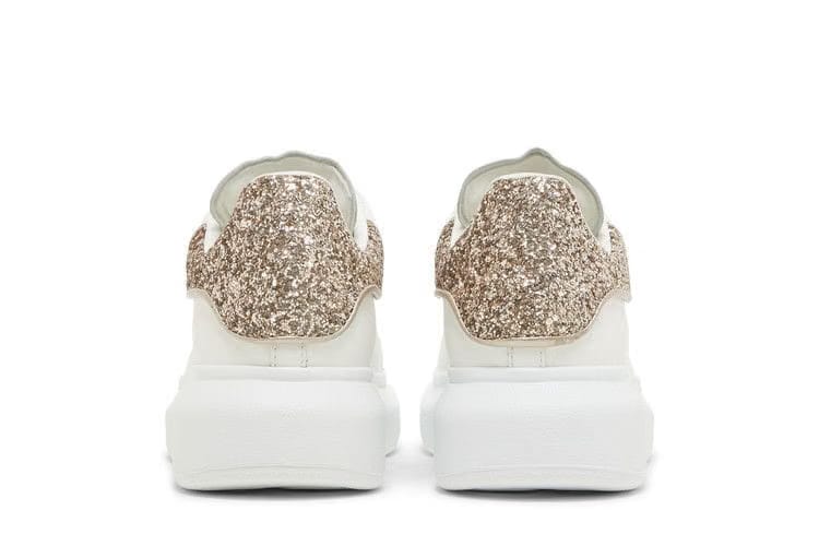 Alexander McQueen Wmns Oversized Sneaker 'White Calico Glitter'
