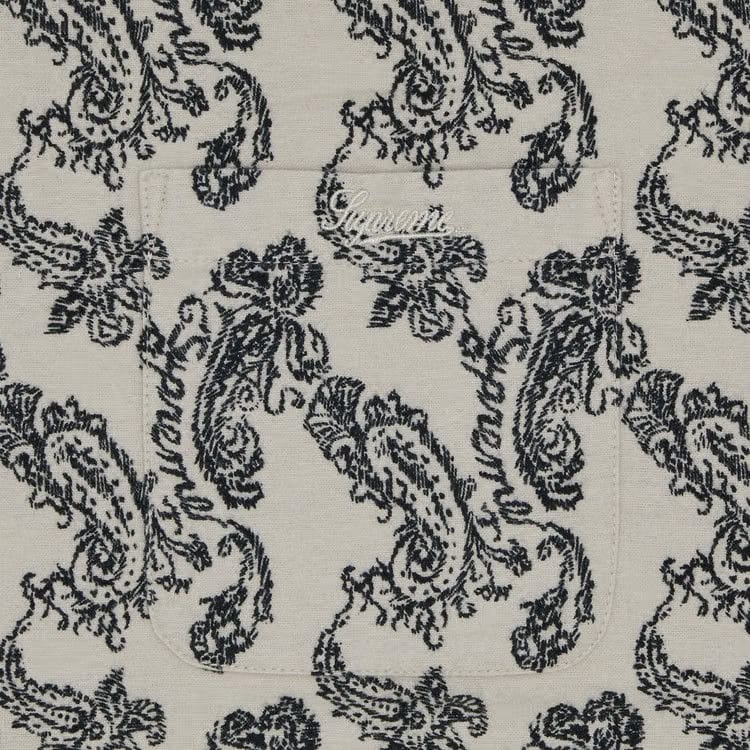 Supreme Paisley Flannel Shirt White